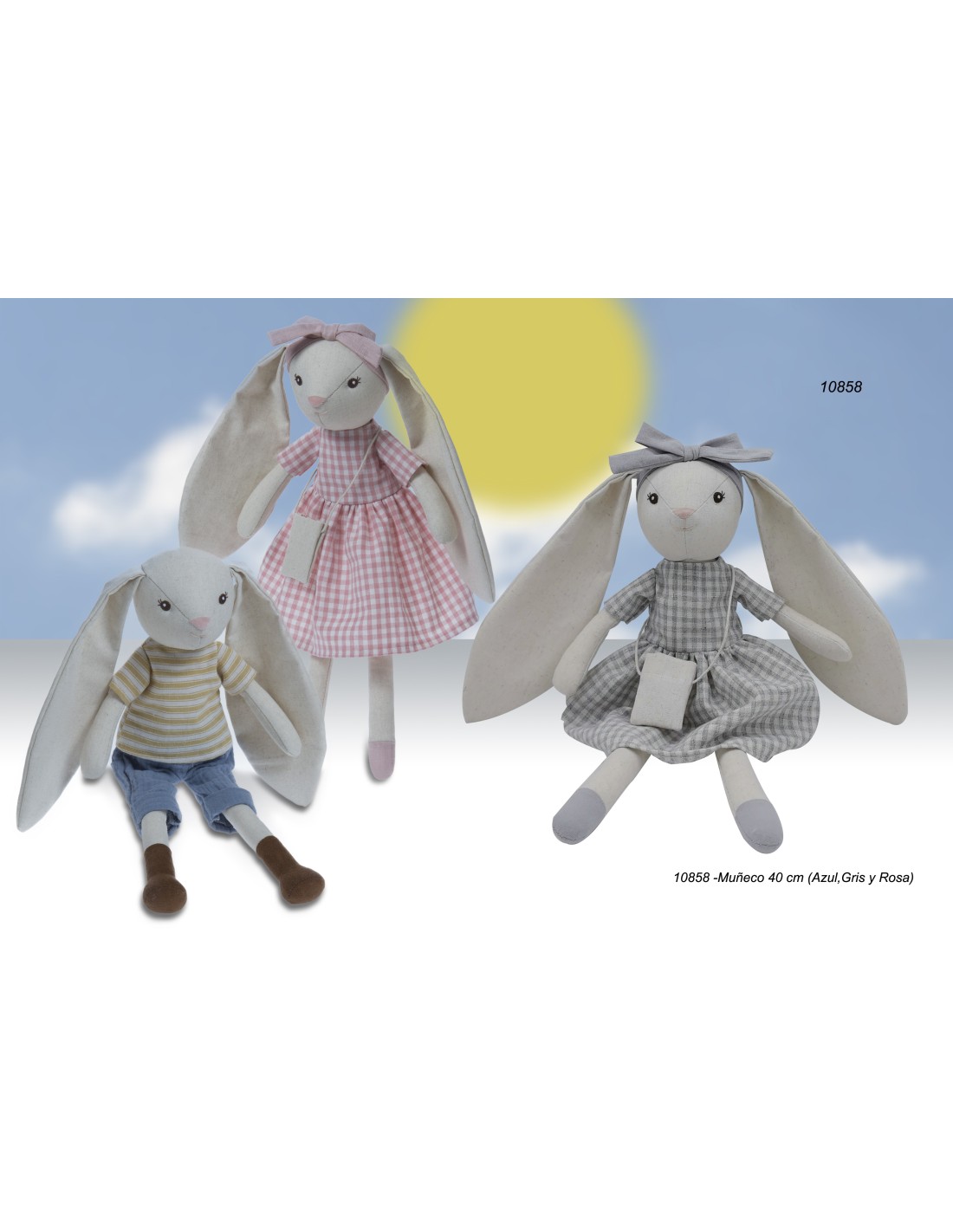 MUÑECO CONEJ 40CM GAMBERRITOS - Imagen 2