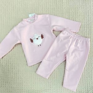 CHÁNDAL ALGODON POLLITO ROSA