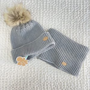 GORRO Y BRAGA MONNUAGE GRIS