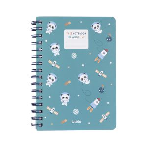 Libreta Escolar Pandas in Space