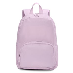 Mochila Solid Color Lavander Personalizable