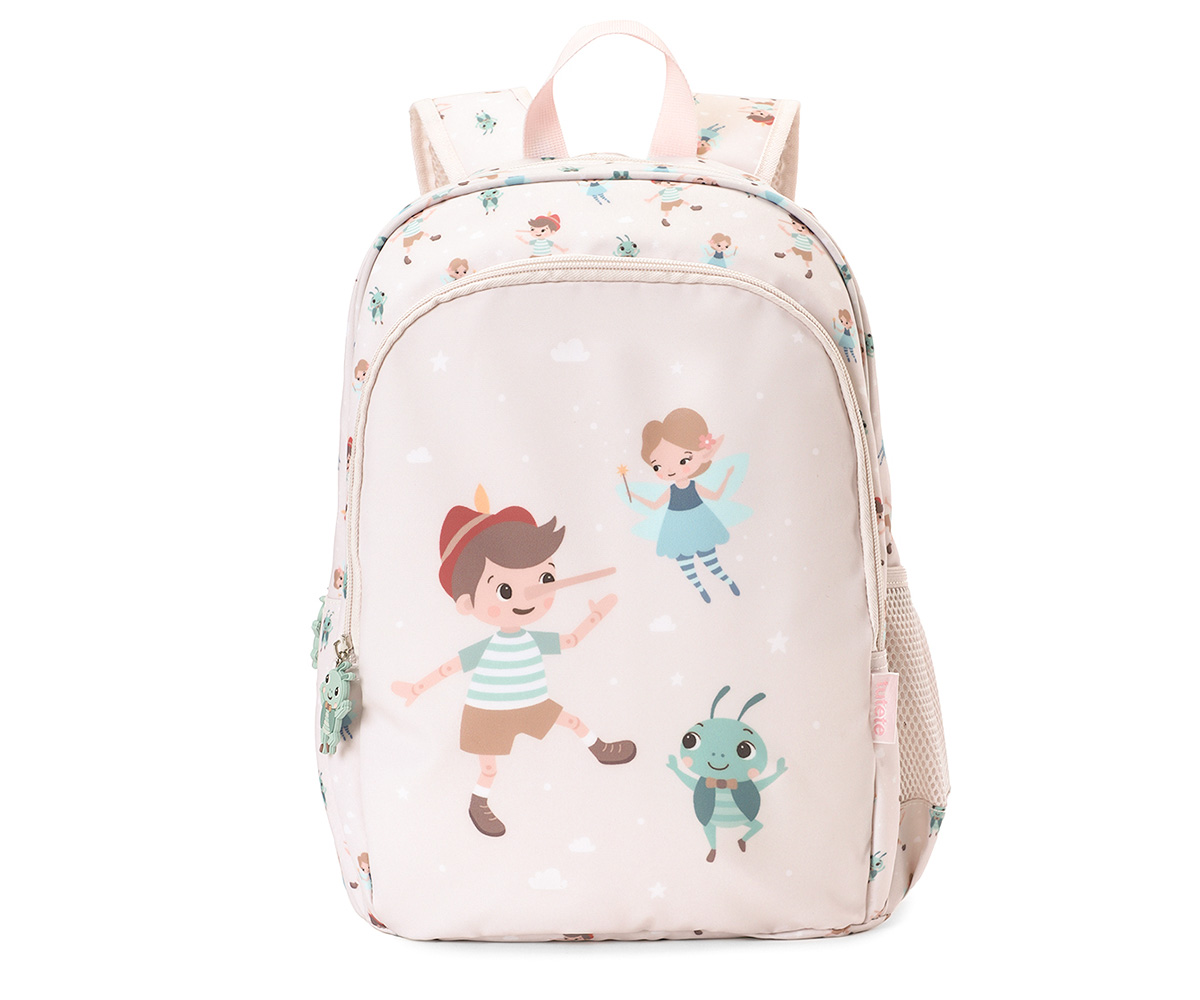 Mochila Mediana The Wooden Boy + Llavero Personalizable