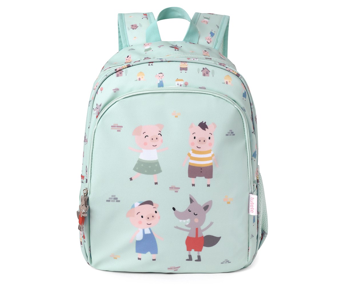 Mochila Mediana The Three Little Pigs + Llavero Personalizable - Imagen 7