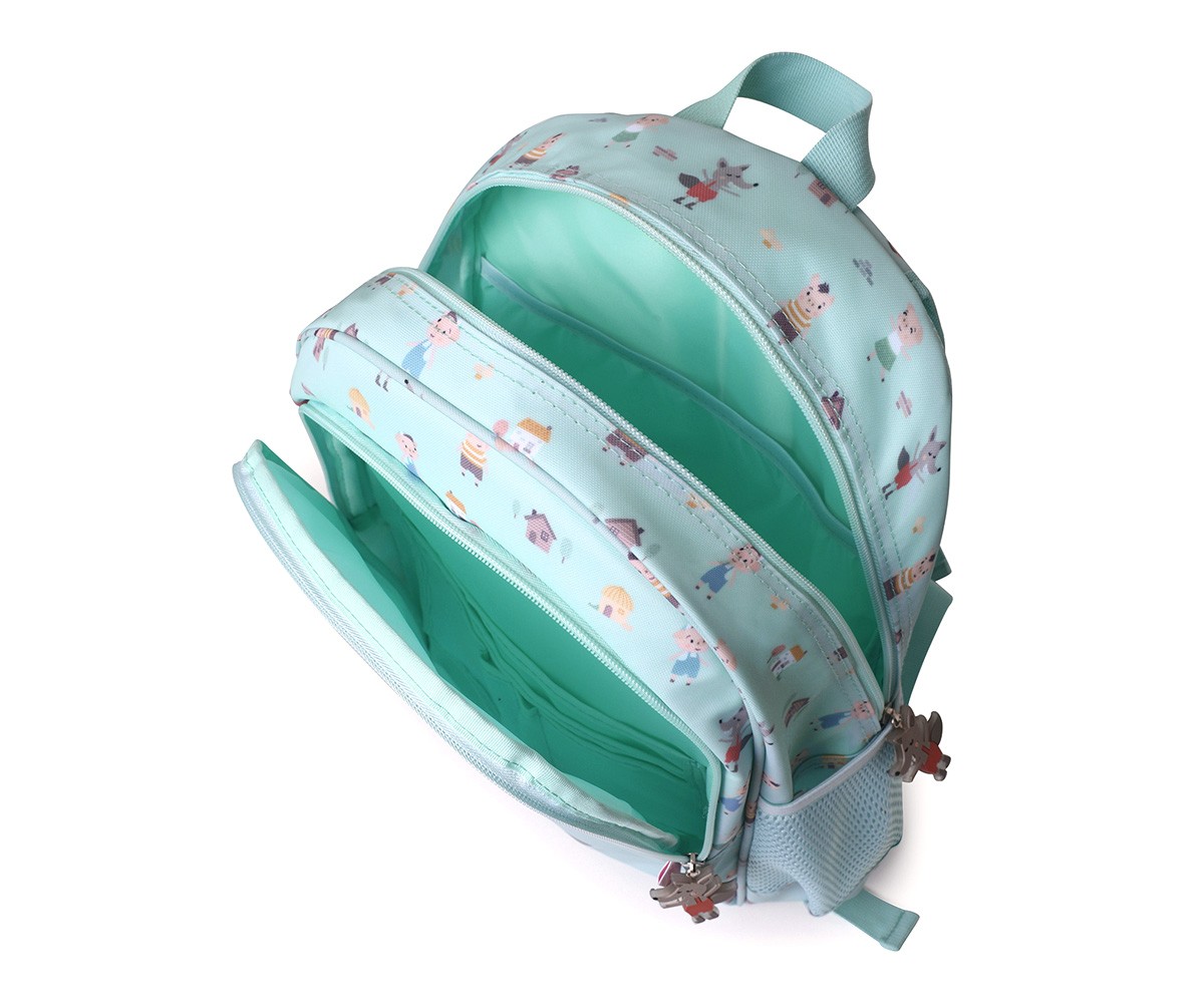 Mochila Mediana The Three Little Pigs + Llavero Personalizable - Imagen 3