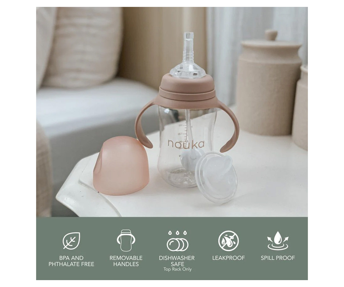 Taza Transitional con Pajita Flexible con Peso 240ml Bloom - Imagen 5