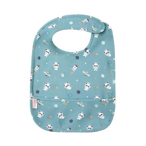 Babero Impermeable Pandas in Space