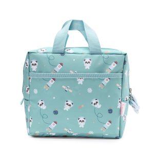 Bolsa Merienda Térmica Pandas in Space