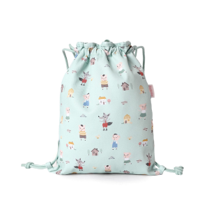 Mochila saco Tela The Three Little Pigs